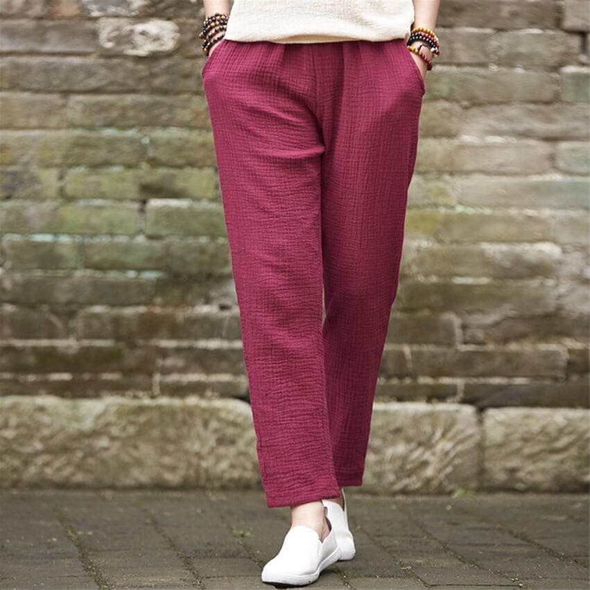  Plus Size Linen Pants -  - DYAVOR® 