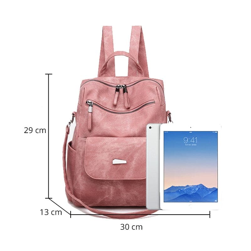  PU Leather Backpack Tote -  - DYAVOR® 
