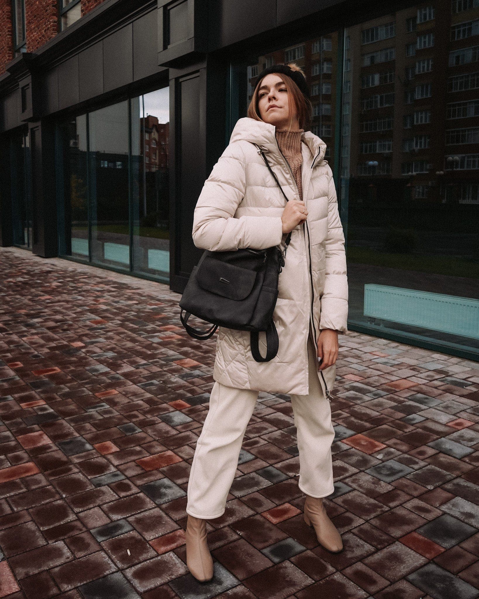  PU Leather Backpack Tote -  - DYAVOR® 