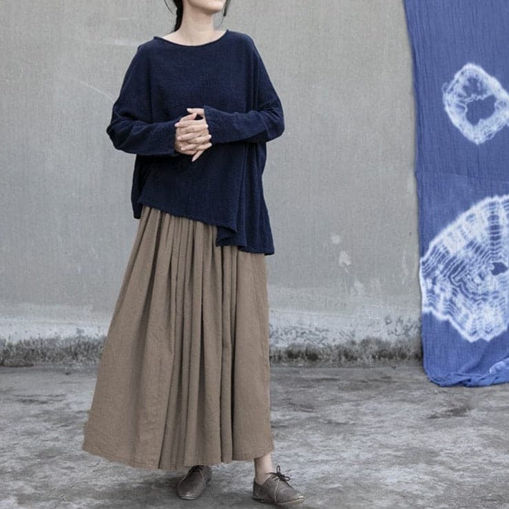  Donatella Long Vintage Maxi Skirt | Lotus - Skirts - DYAVOR® 