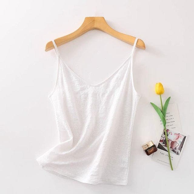  Natasa Silk & Linen Cami -  - DYAVOR® 