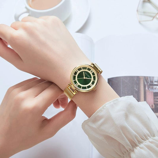 Casual Luxury Fashion Stainless Steel Wristwatches for Women