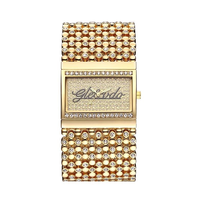  Casual Stainless Steel Simple Analog Quartz Gold Wrist Watch for Women - Watches for Women - DYAVOR® 