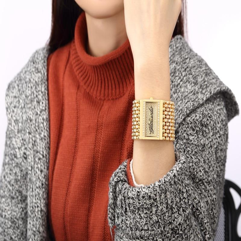 Casual Stainless Steel Simple Analog Quartz Gold Wrist Watch for Women - Watches for Women - DYAVOR® 