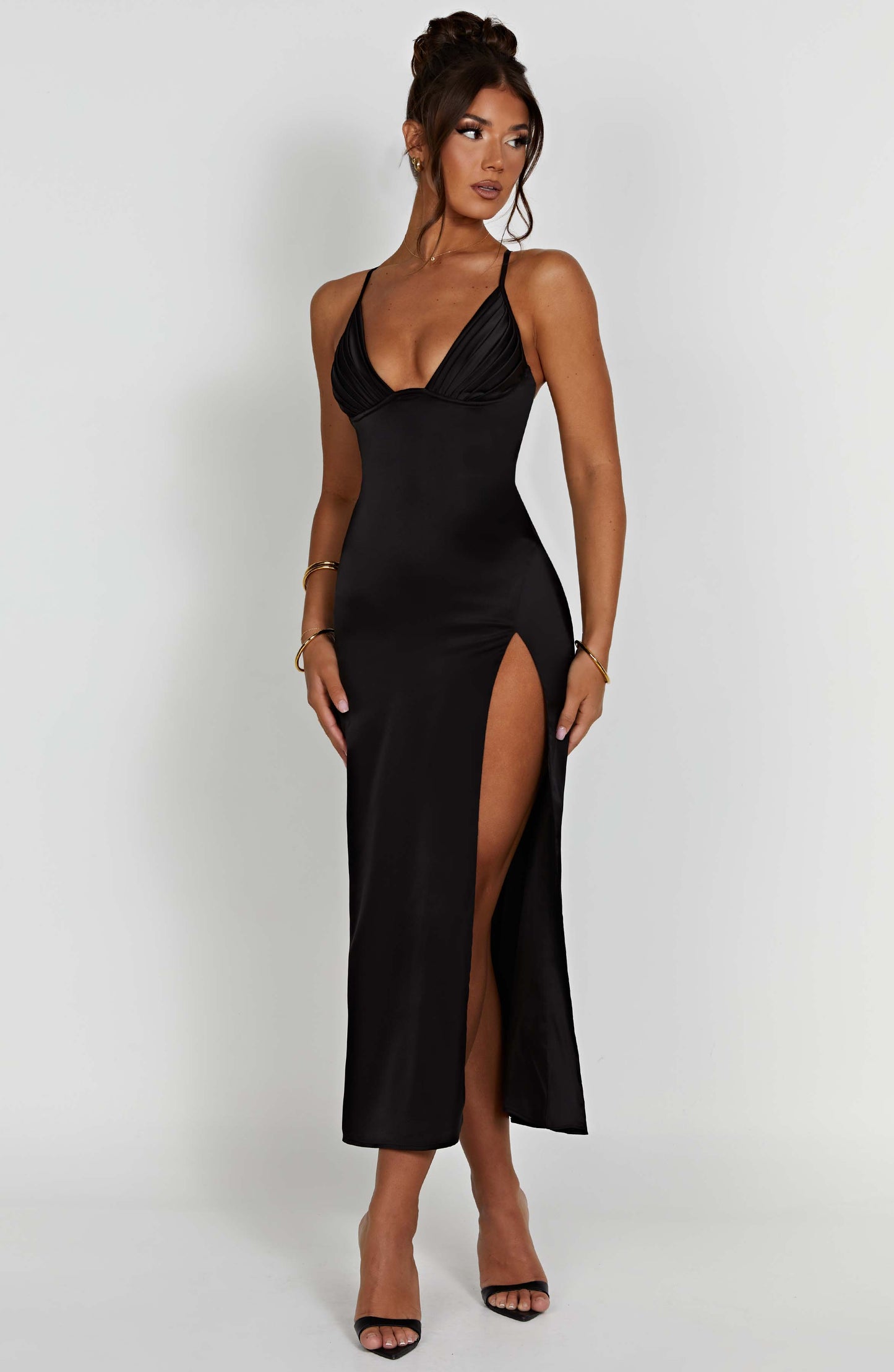  Cece Midi Dress - Black - Dress - DYAVOR® 