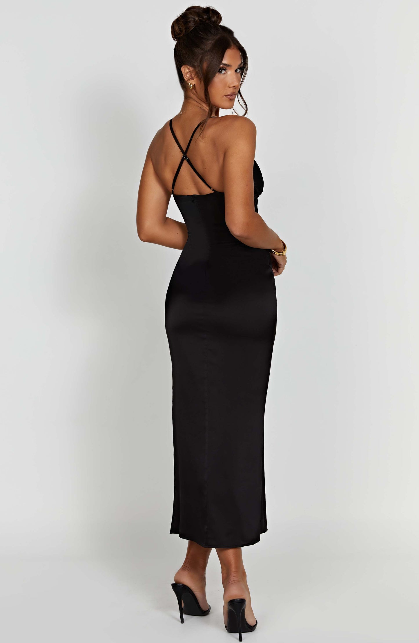  Cece Midi Dress - Black - Dress - DYAVOR® 