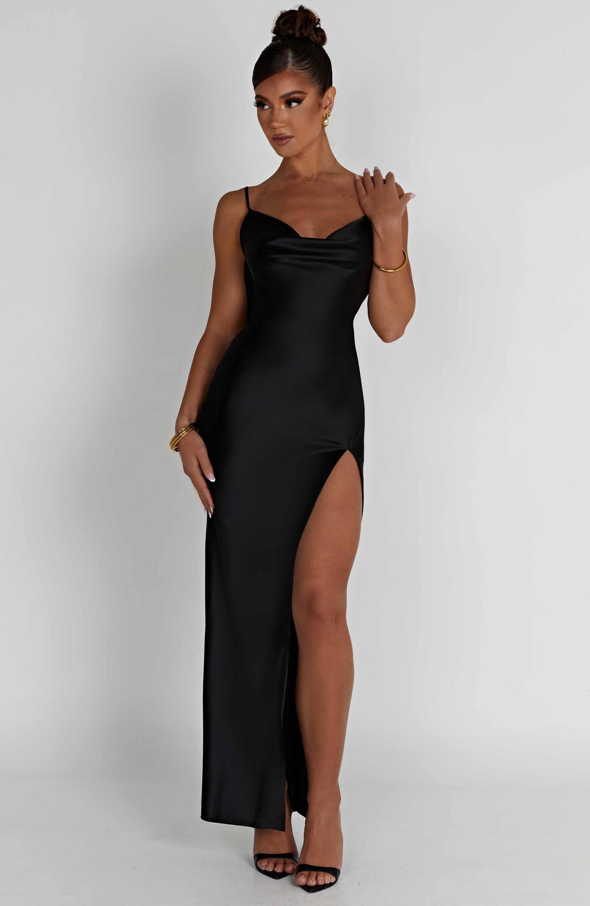  Celestina Maxi Dress - Black - Dress - DYAVOR® 