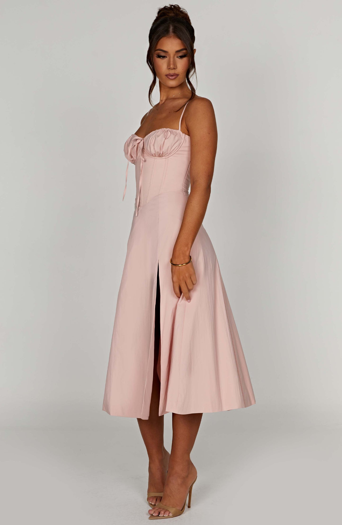  Deanna Midi Dress - Blush - Dress - DYAVOR® 