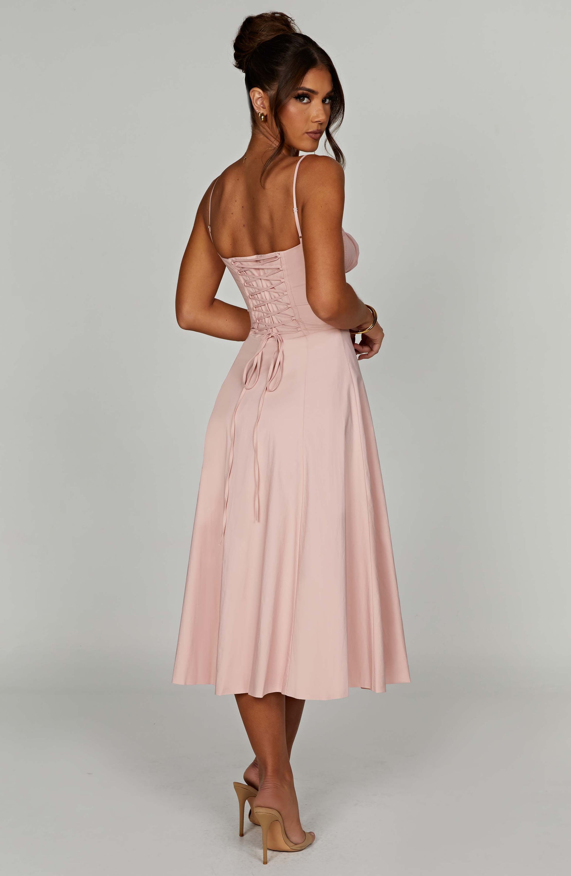  Deanna Midi Dress - Blush - Dress - DYAVOR® 