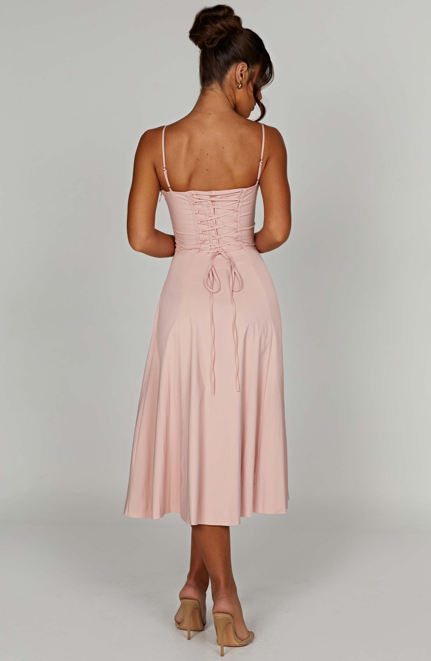  Deanna Midi Dress - Blush - Dress - DYAVOR® 