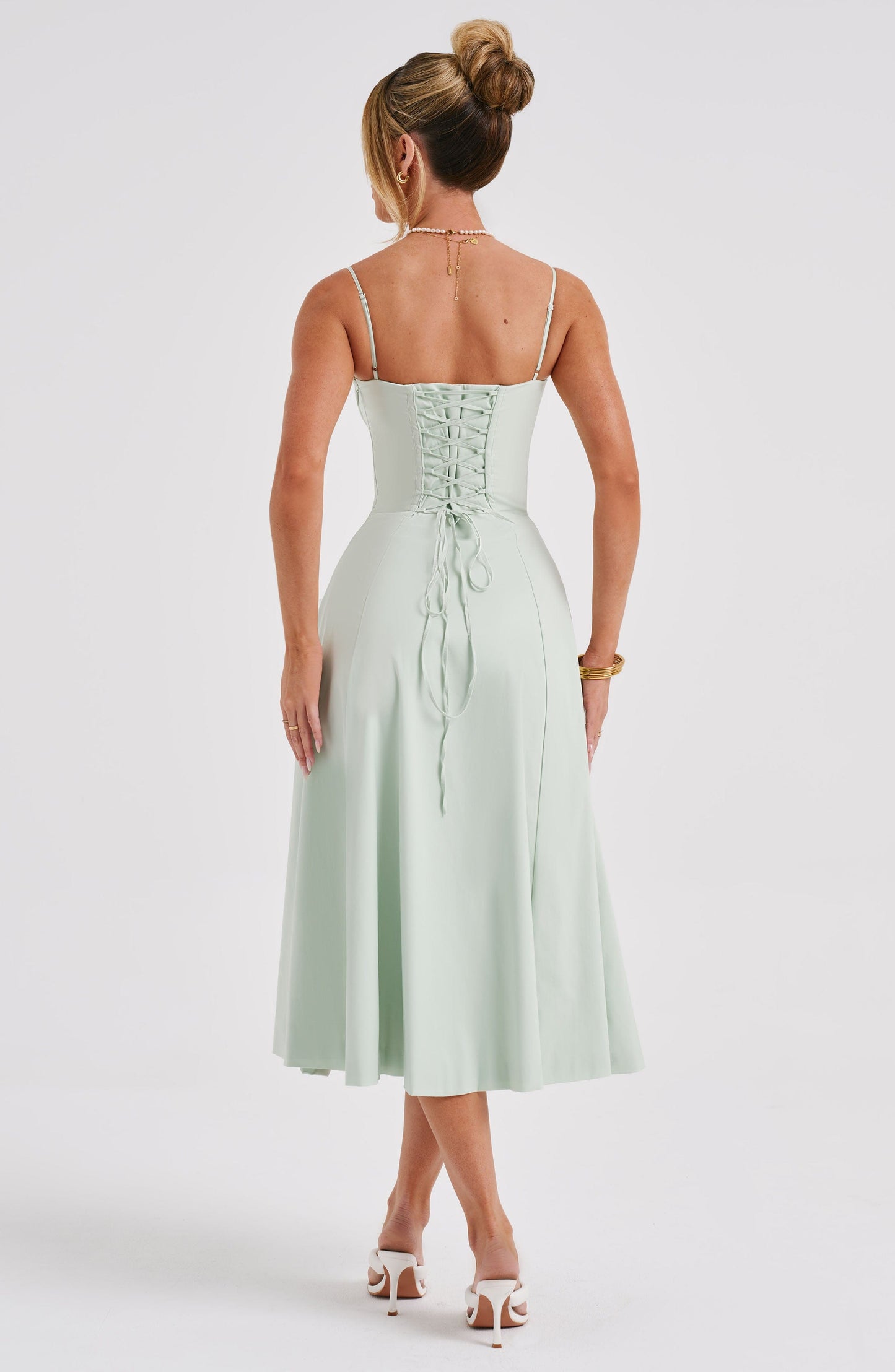  Deanna Midi Dress - Sage - Dress - DYAVOR® 