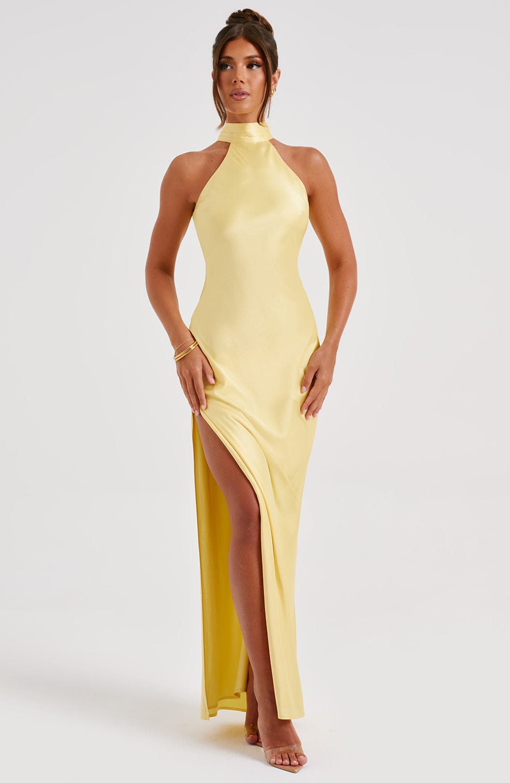  Etta Maxi Dress - Lemon - Dress - DYAVOR® 