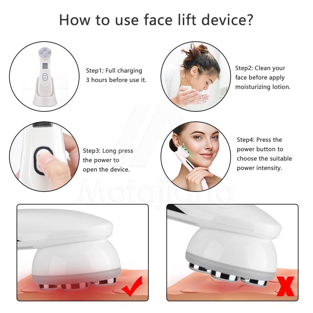  Facial LED Light Skin Rejuvenating Device - Beauty And Personal Care - DYAVOR® 