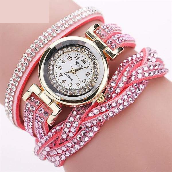 Fashion Luxury Casual Rhinestone Quartz Bracelet Watches for Women