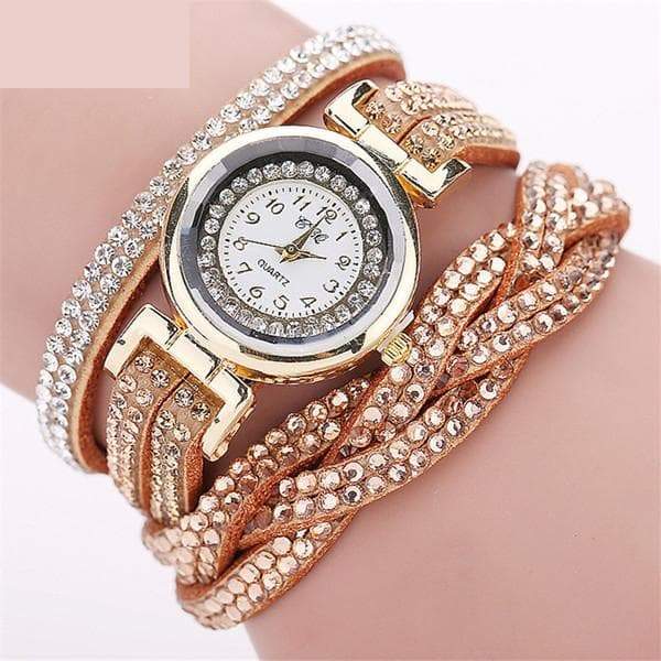 Fashion Luxury Casual Rhinestone Quartz Bracelet Watches for Women