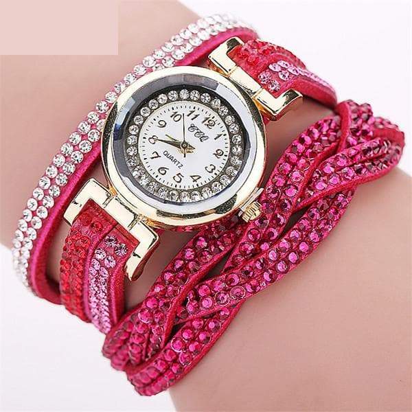 Fashion Luxury Casual Rhinestone Quartz Bracelet Watches for Women