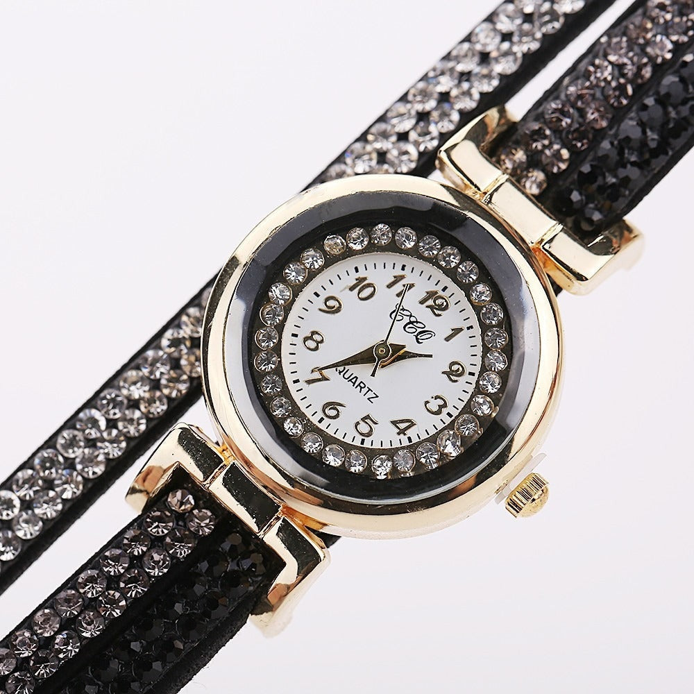 Fashion Luxury Casual Rhinestone Quartz Bracelet Watches for Women