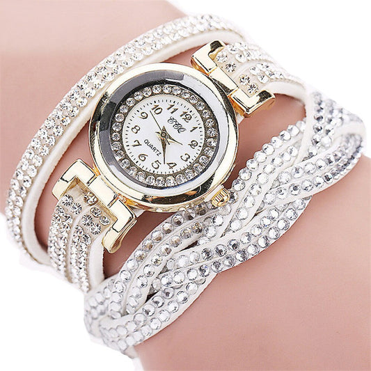 Fashion Luxury Casual Rhinestone Quartz Bracelet Watches for Women