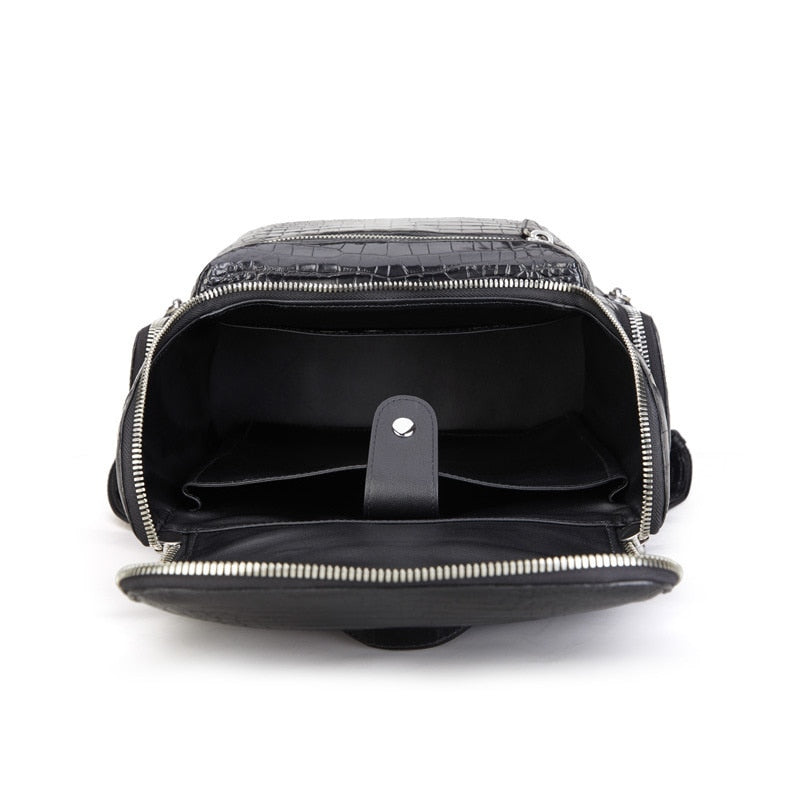  Fashion Luxury Travel Business Genuine Leather Backpack for Men Women - Backpacks - DYAVOR® 