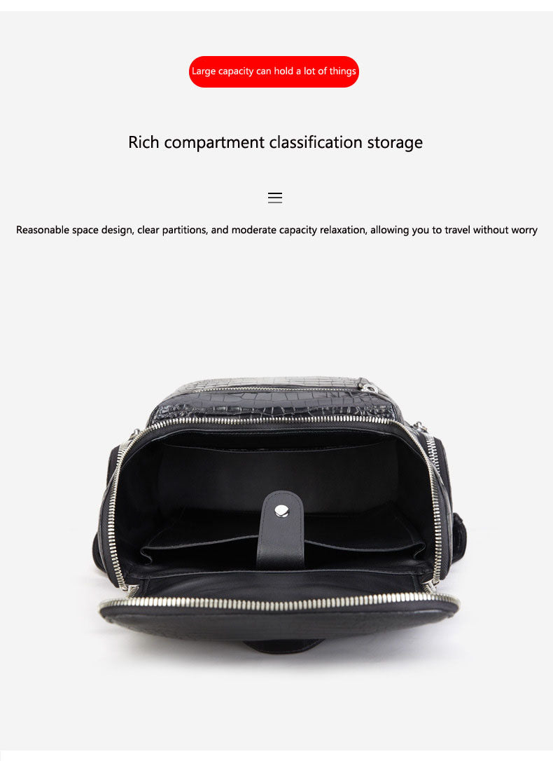  Fashion Luxury Travel Business Genuine Leather Backpack for Men Women - Backpacks - DYAVOR® 