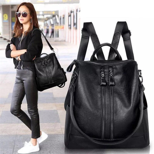 Fashion Women's High Quality Leather Backpacks for School & Travel