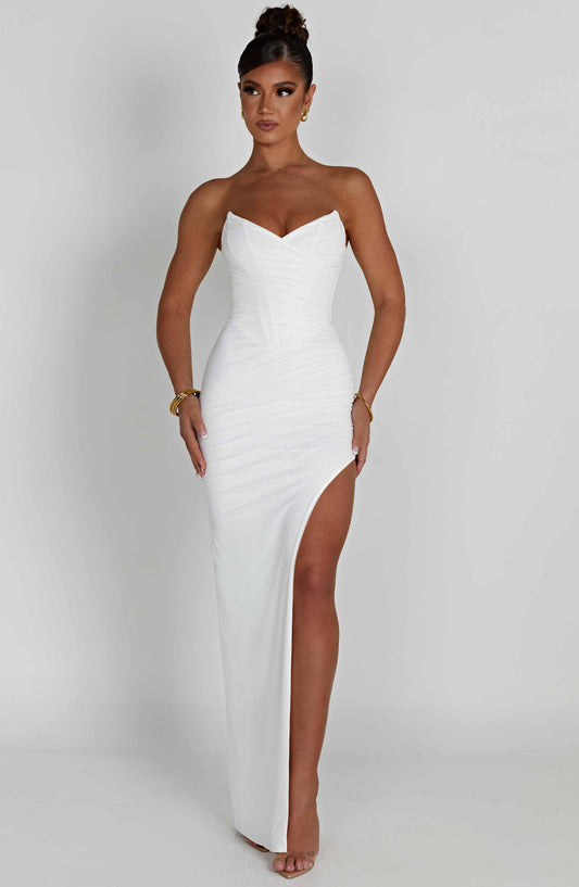  Giovanna Maxi Dress - Ivory - Dress - DYAVOR® 