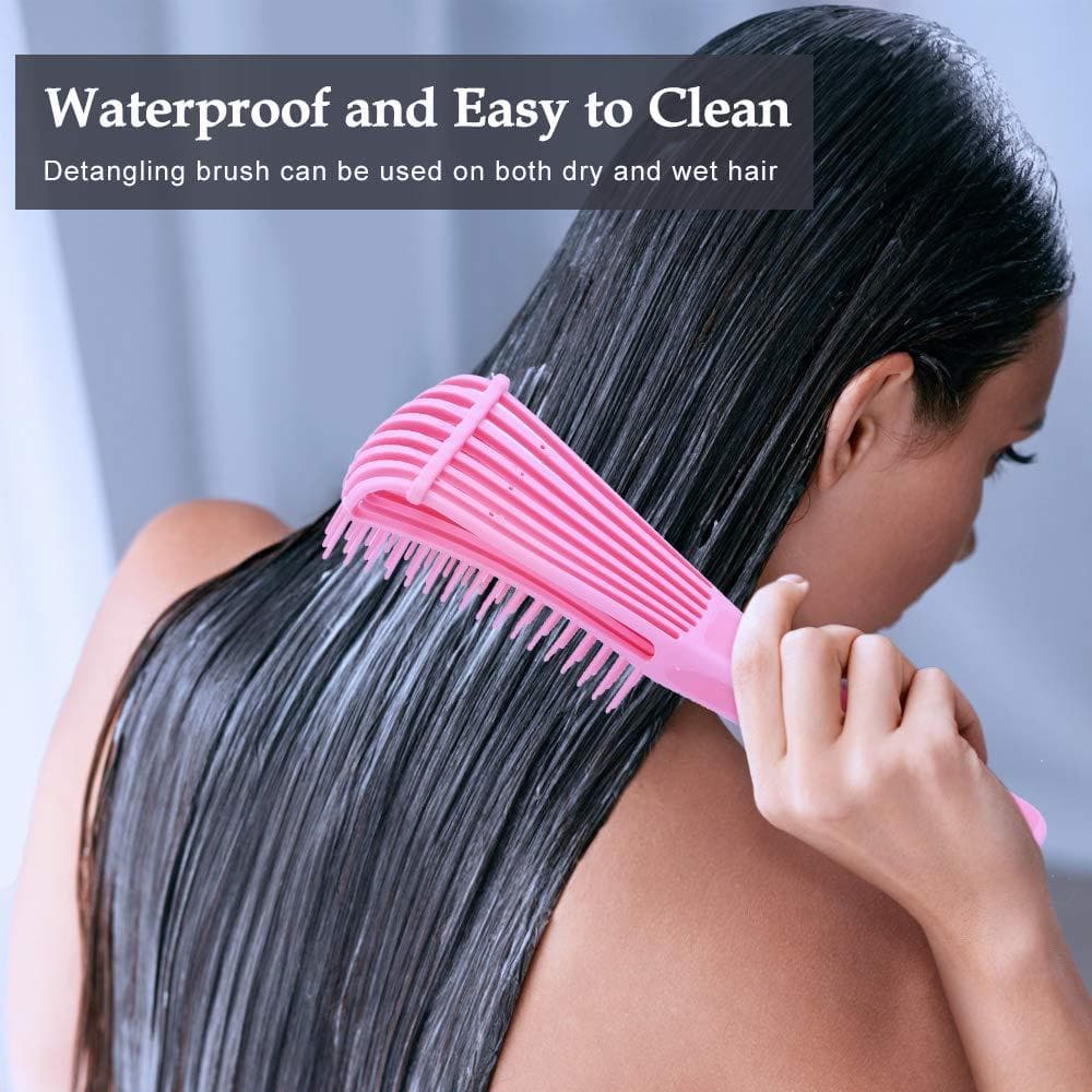  HairLuxePro™ Massage & Detangle Brush - for Curly Hairlocks - - Beauty And Personal Care - DYAVOR® 