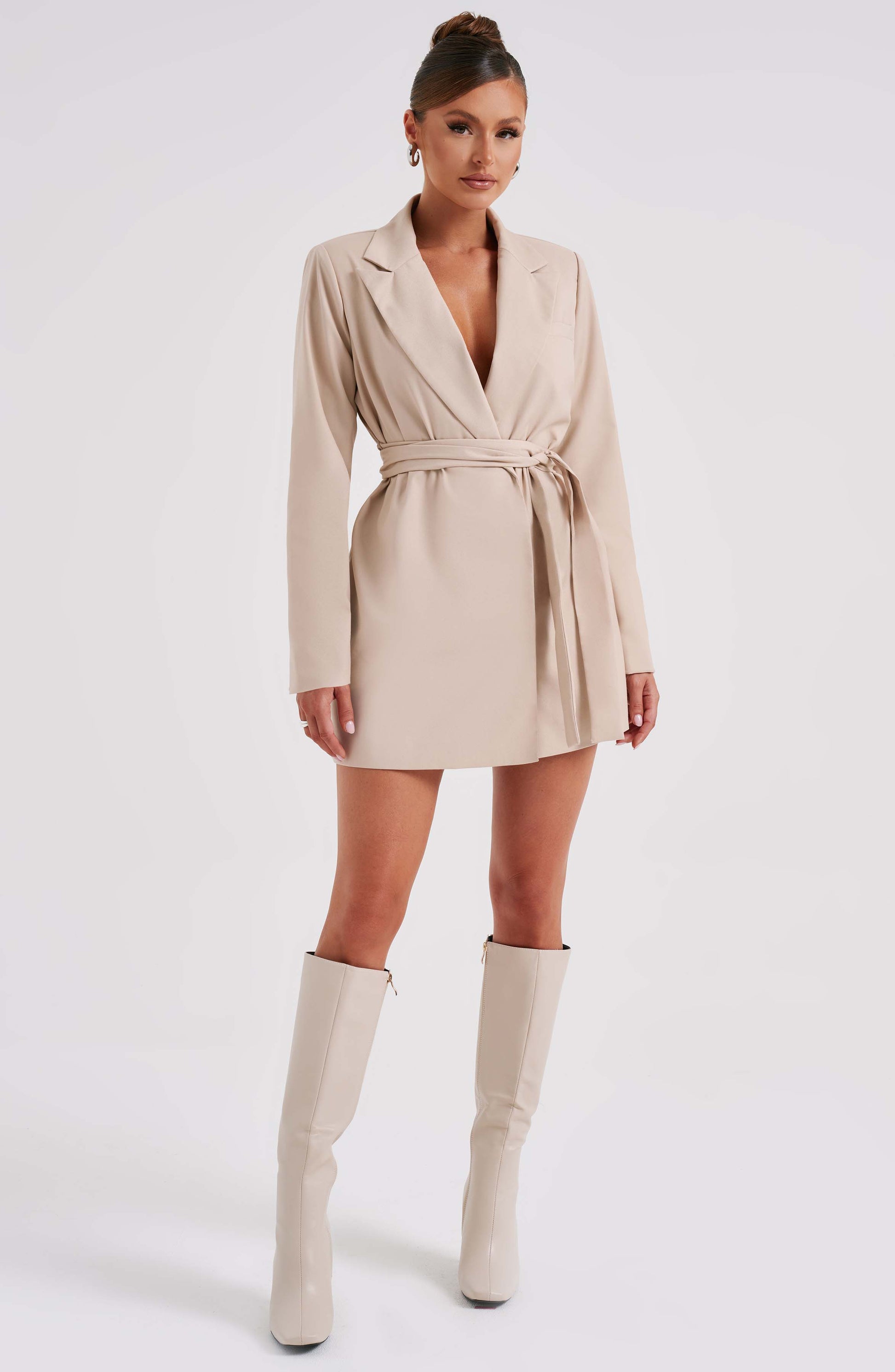  Heather Suit Dress - Beige - Dress - DYAVOR® 