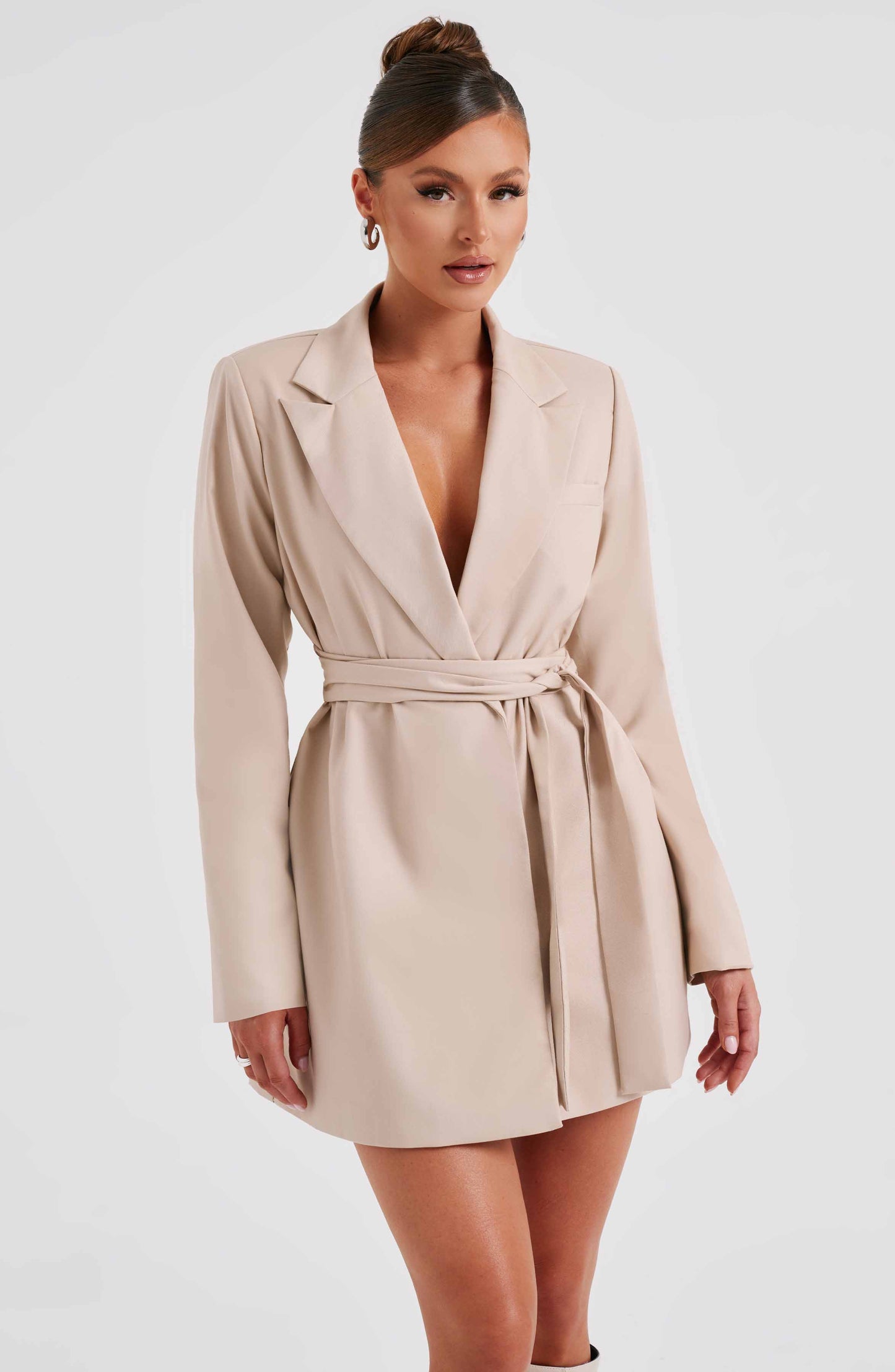  Heather Suit Dress - Beige - Dress - DYAVOR® 