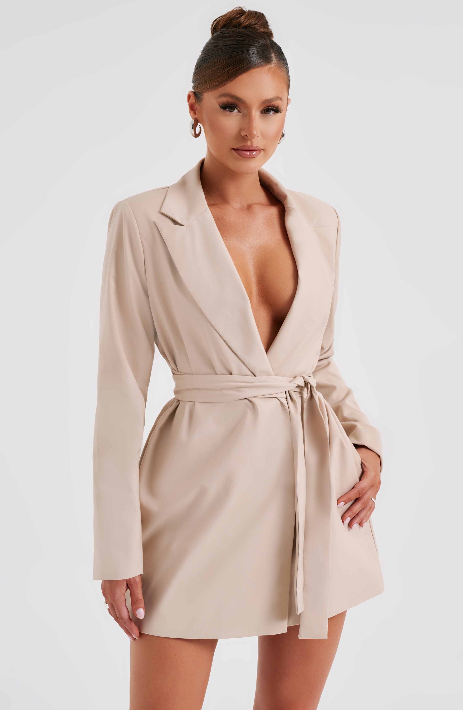  Heather Suit Dress - Beige - Dress - DYAVOR® 