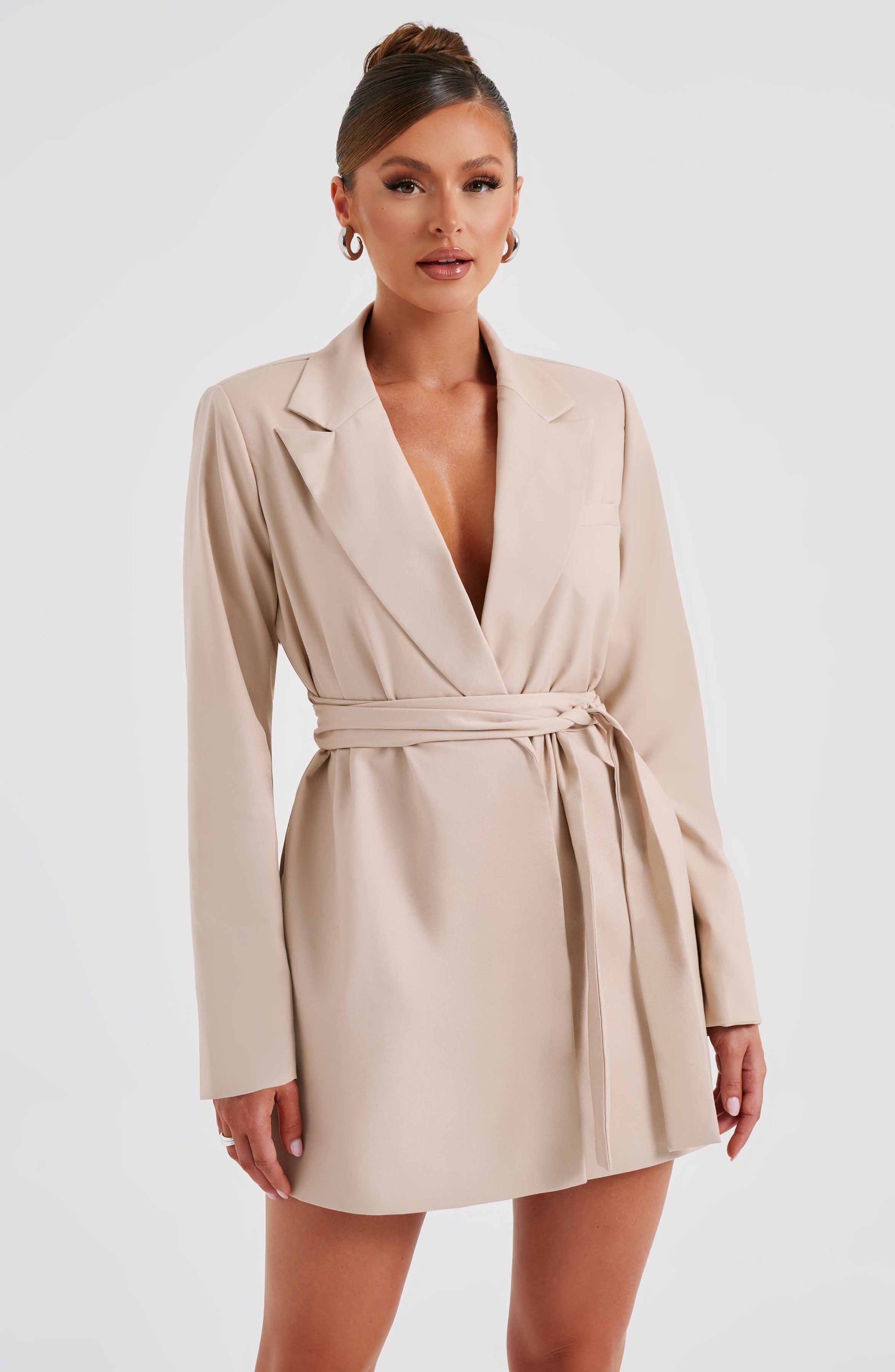  Heather Suit Dress - Beige - Dress - DYAVOR® 