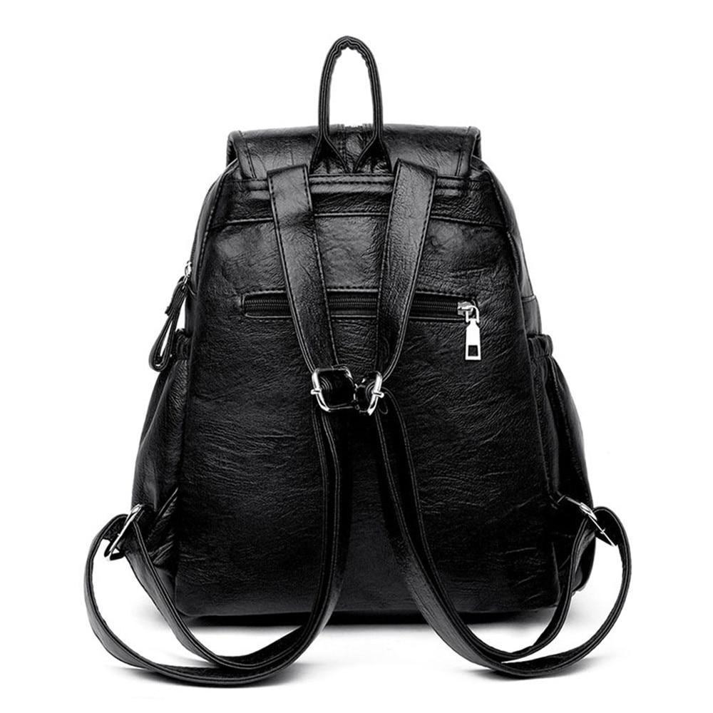  High-quality Synthetic Leather Embossed Travel Backpacks for Women - Backpacks - DYAVOR® 