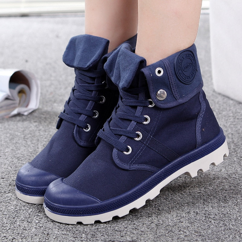  Hip Hop Desert Style Fashion Autumn Military Comfortable Canvas Tactical Ankle Boots Shoes Size - Boots - DYAVOR® 
