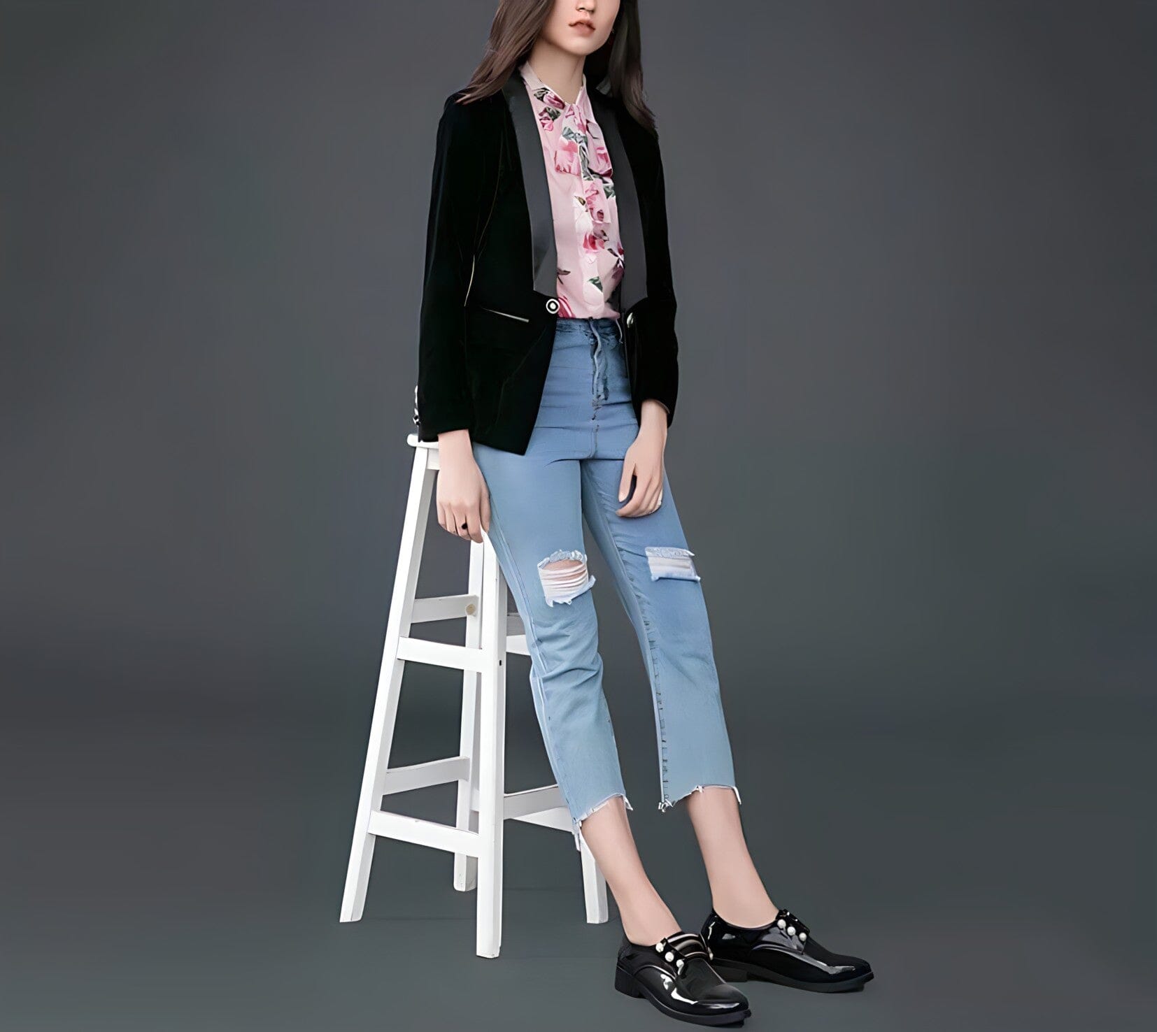  The Camille Velvet Slim Fit Blazer - Multiple Colors -  - DYAVOR® 