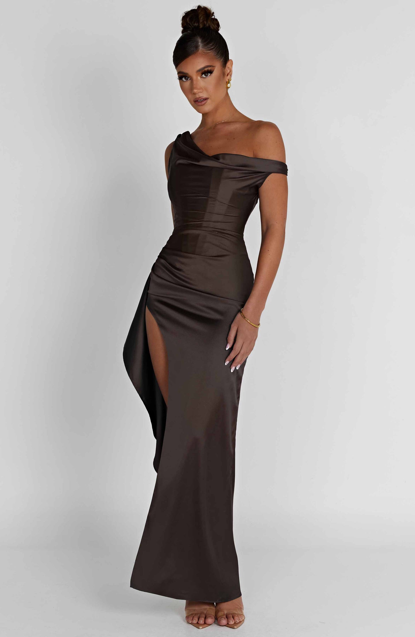  Juliene Maxi Dress - Charcoal - Dress - DYAVOR® 