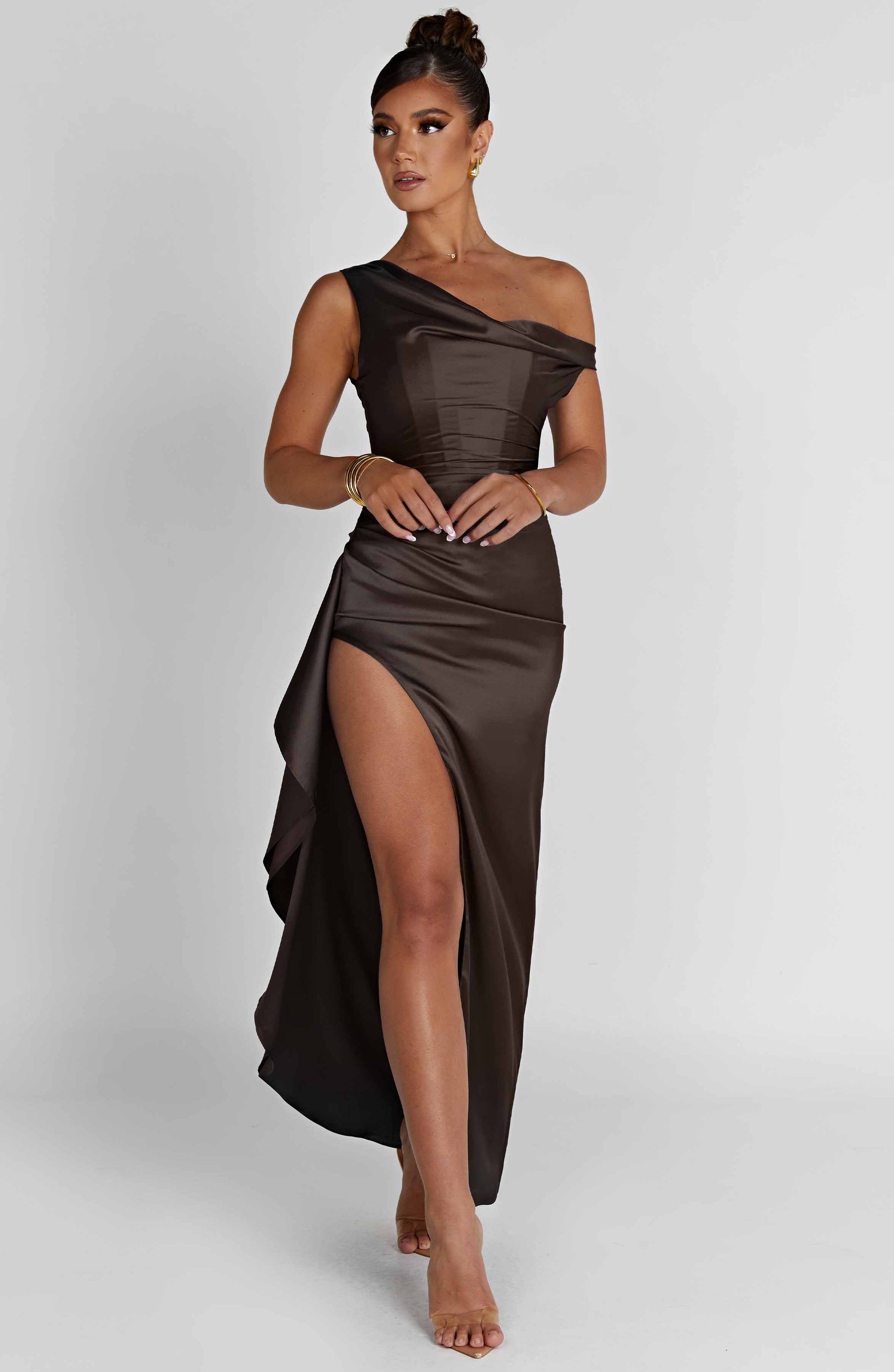  Juliene Maxi Dress - Charcoal - Dress - DYAVOR® 