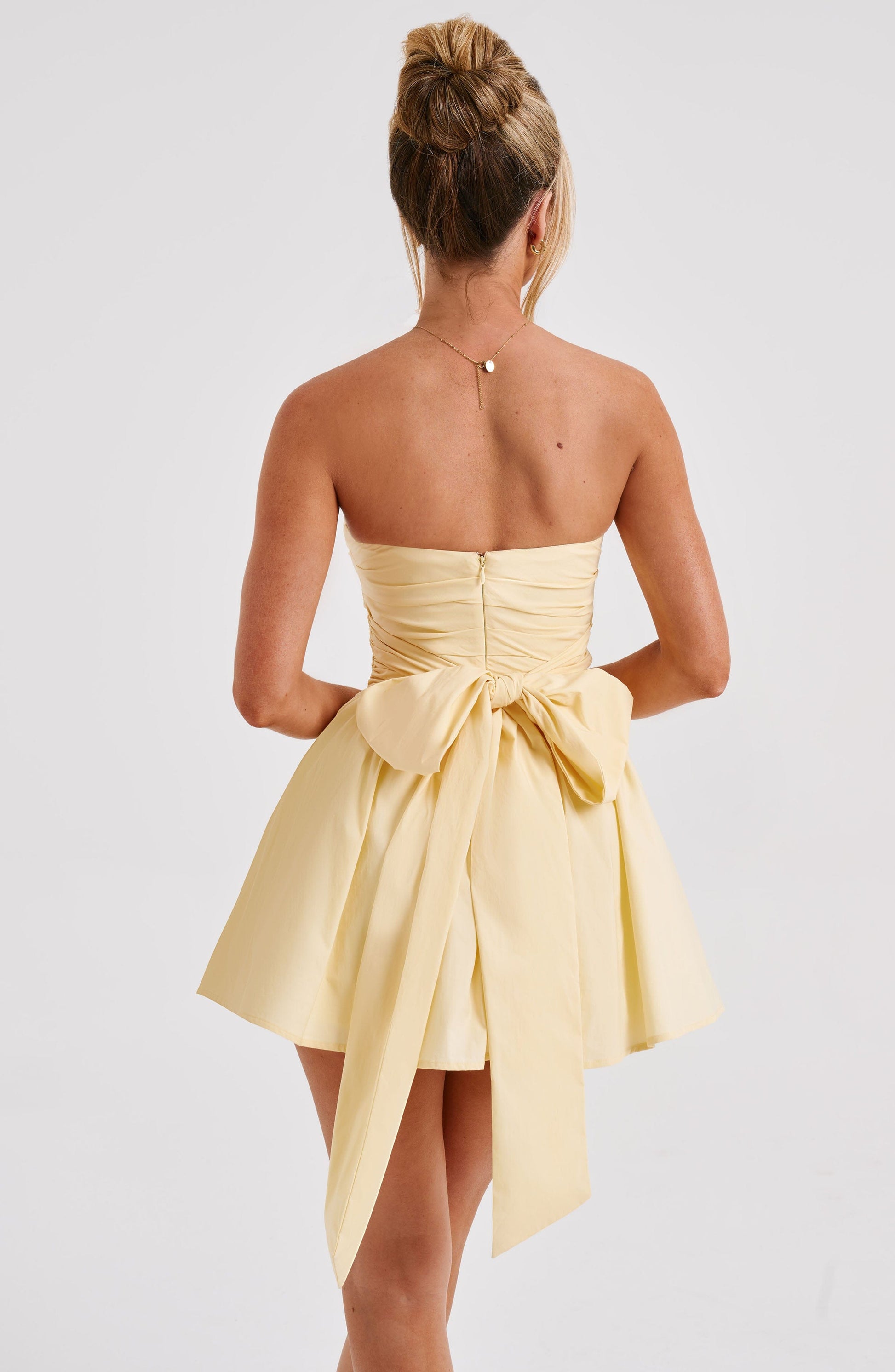  Katrina Mini Dress - Lemon - Dress - DYAVOR® 