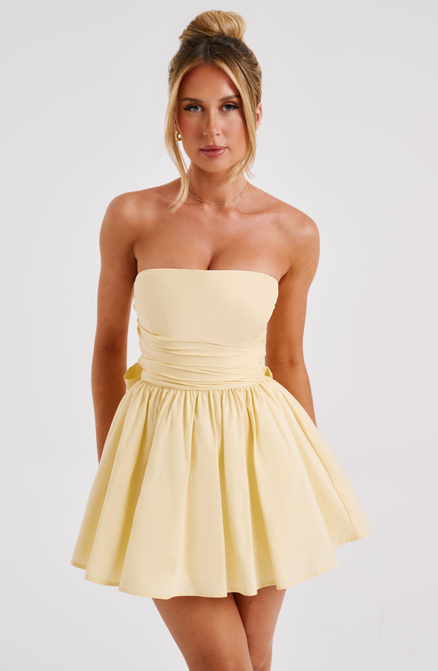  Katrina Mini Dress - Lemon - Dress - DYAVOR® 