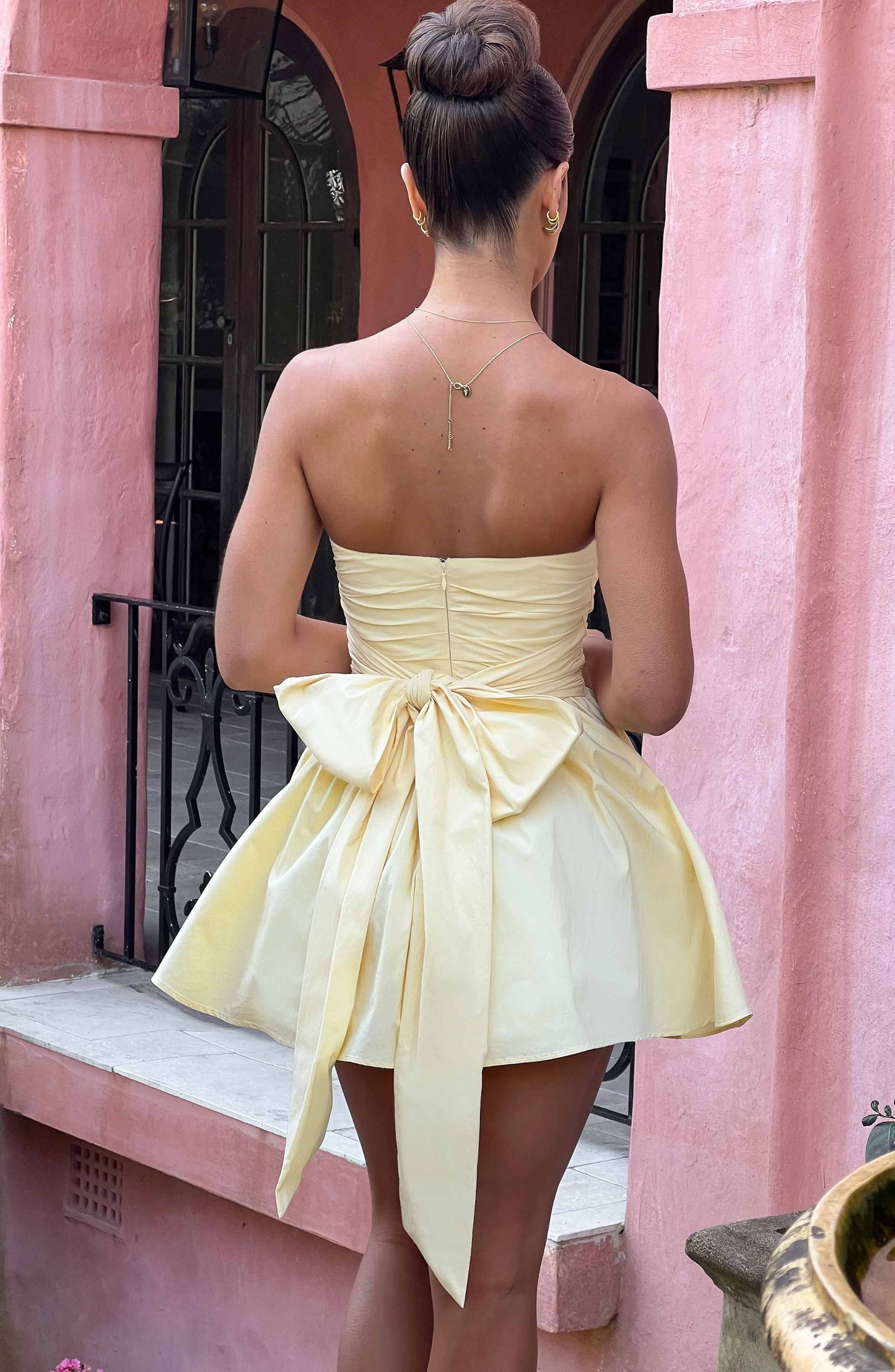  Katrina Mini Dress - Lemon - Dress - DYAVOR® 