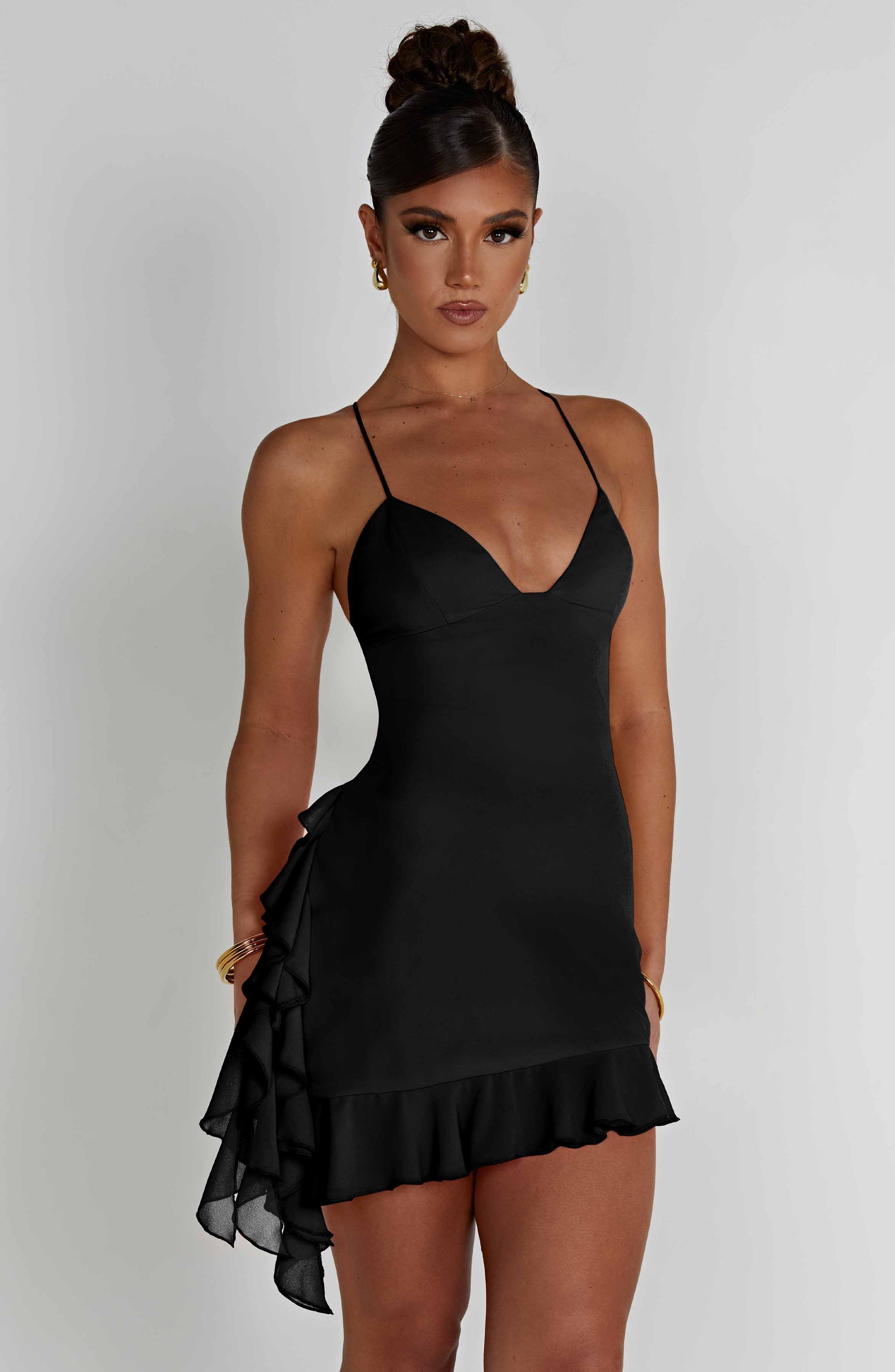  Larosa Mini Dress - Black - Dress - DYAVOR® 