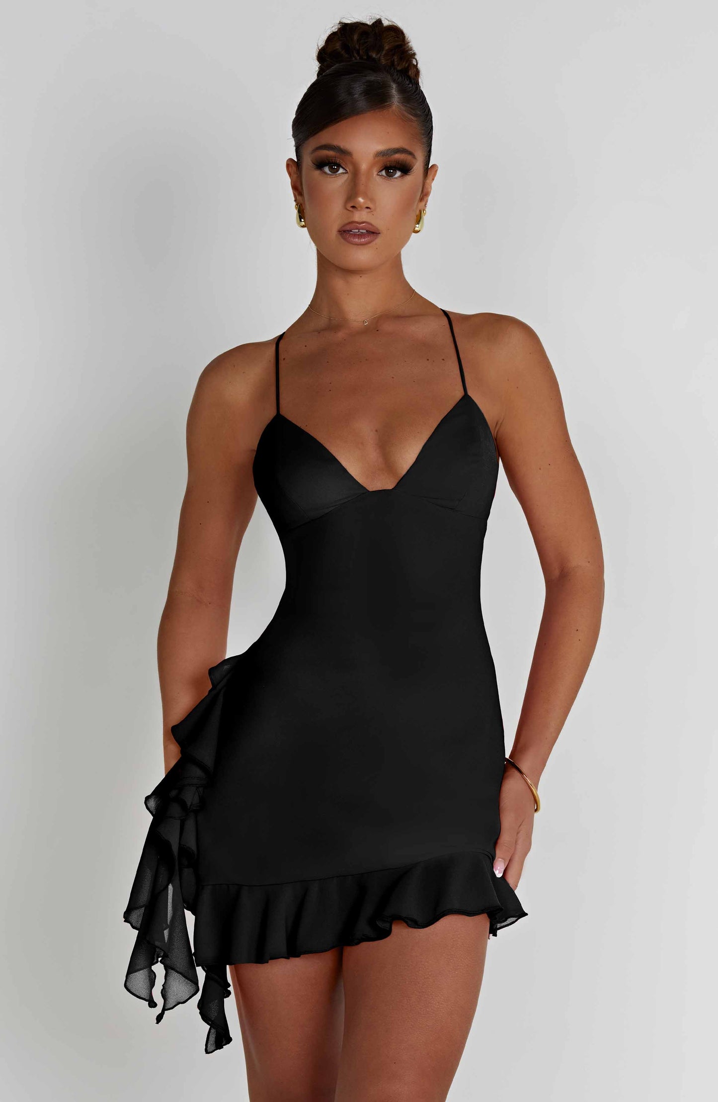  Larosa Mini Dress - Black - Dress - DYAVOR® 