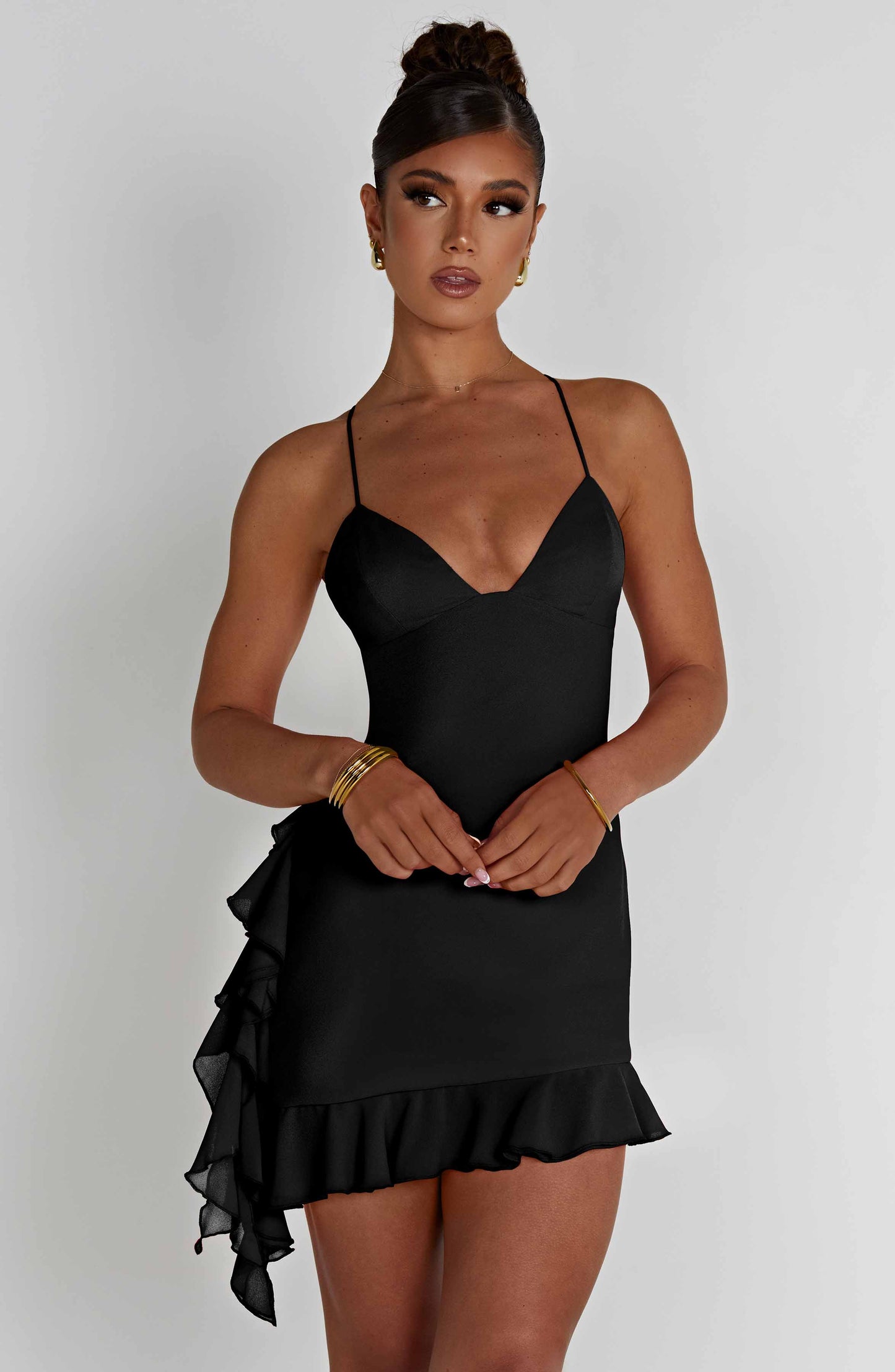  Larosa Mini Dress - Black - Dress - DYAVOR® 