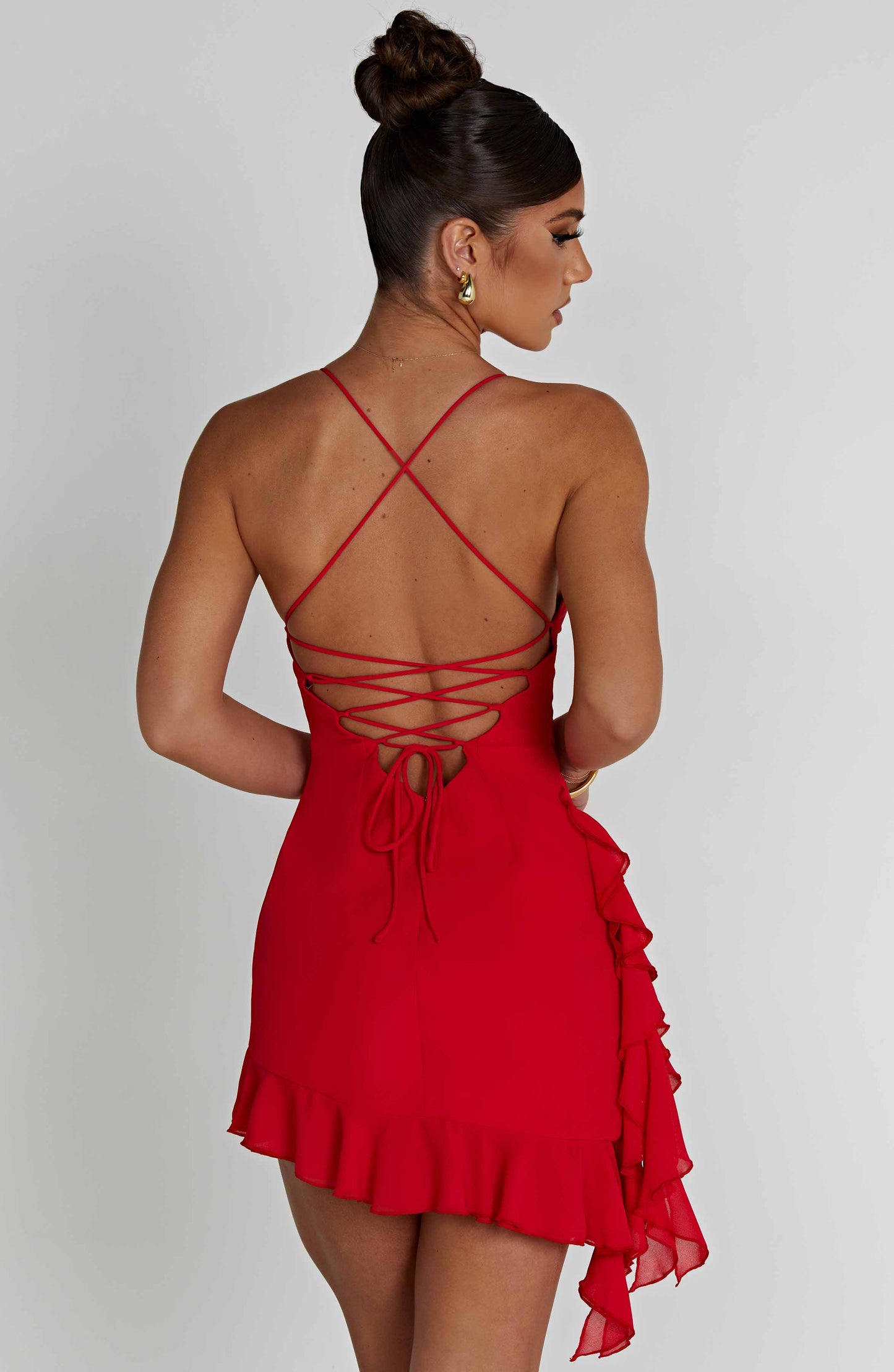 Larosa Mini Dress - Red