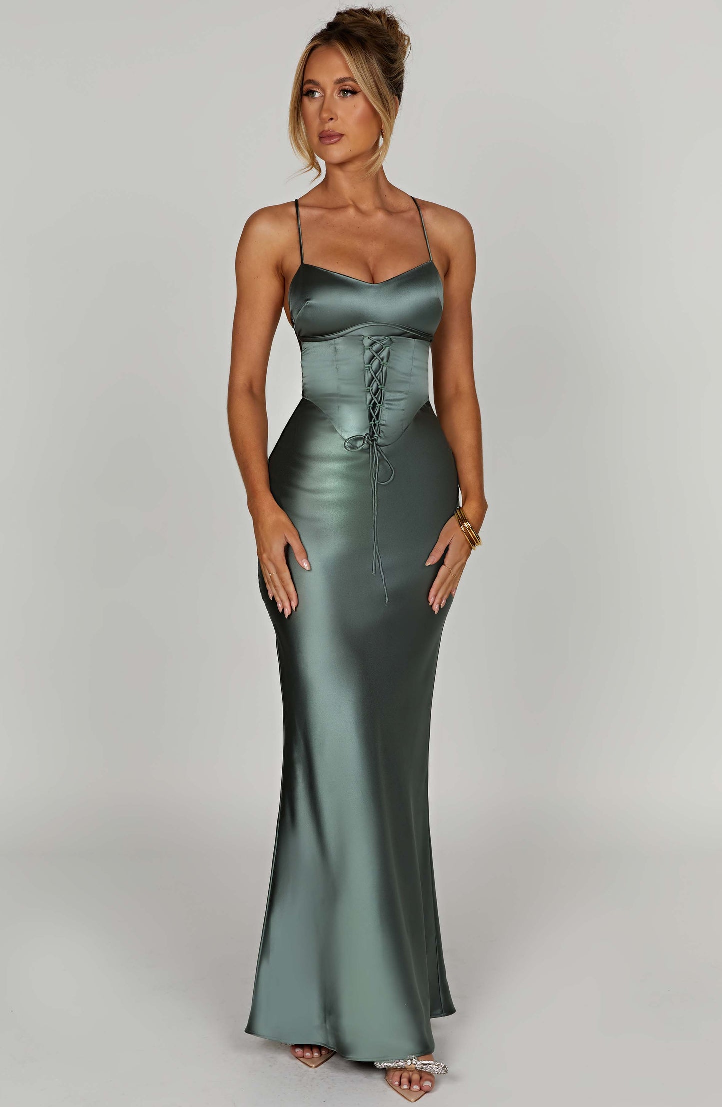  Lillia Maxi Dress - Sage - Dress - DYAVOR® 