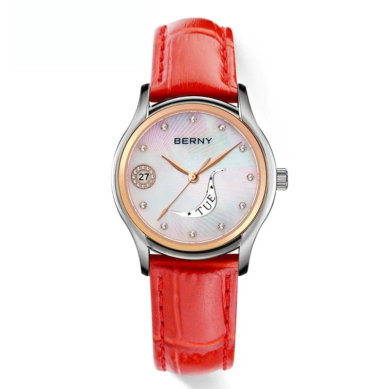  Women's Luxury Business Casual Waterproof Leather Band Wristwatch - Watches for Women - DYAVOR® 