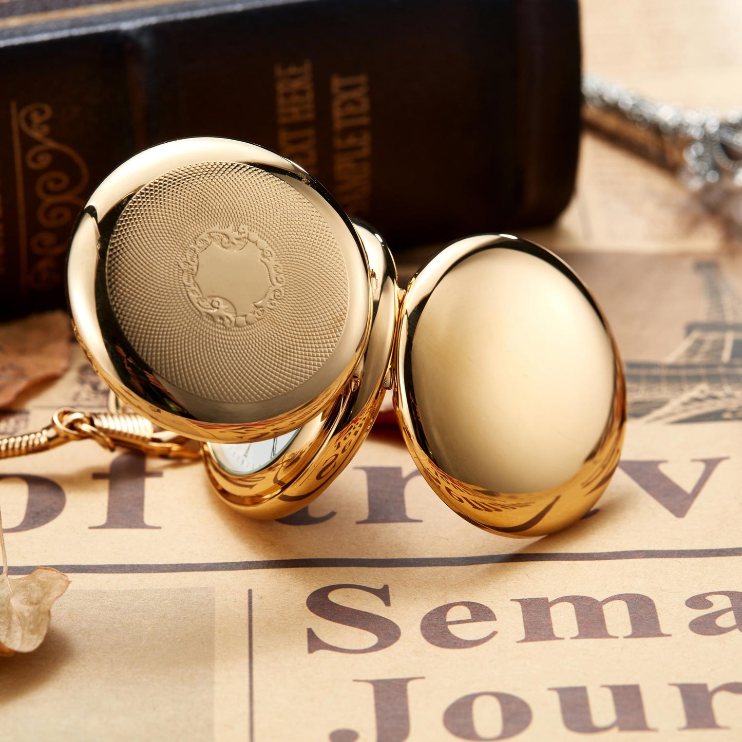  Luxury Vintage Copper Gold Square Hand Wind Mechanical Pocket FOB Watch - Unisex Style Watches - DYAVOR® 