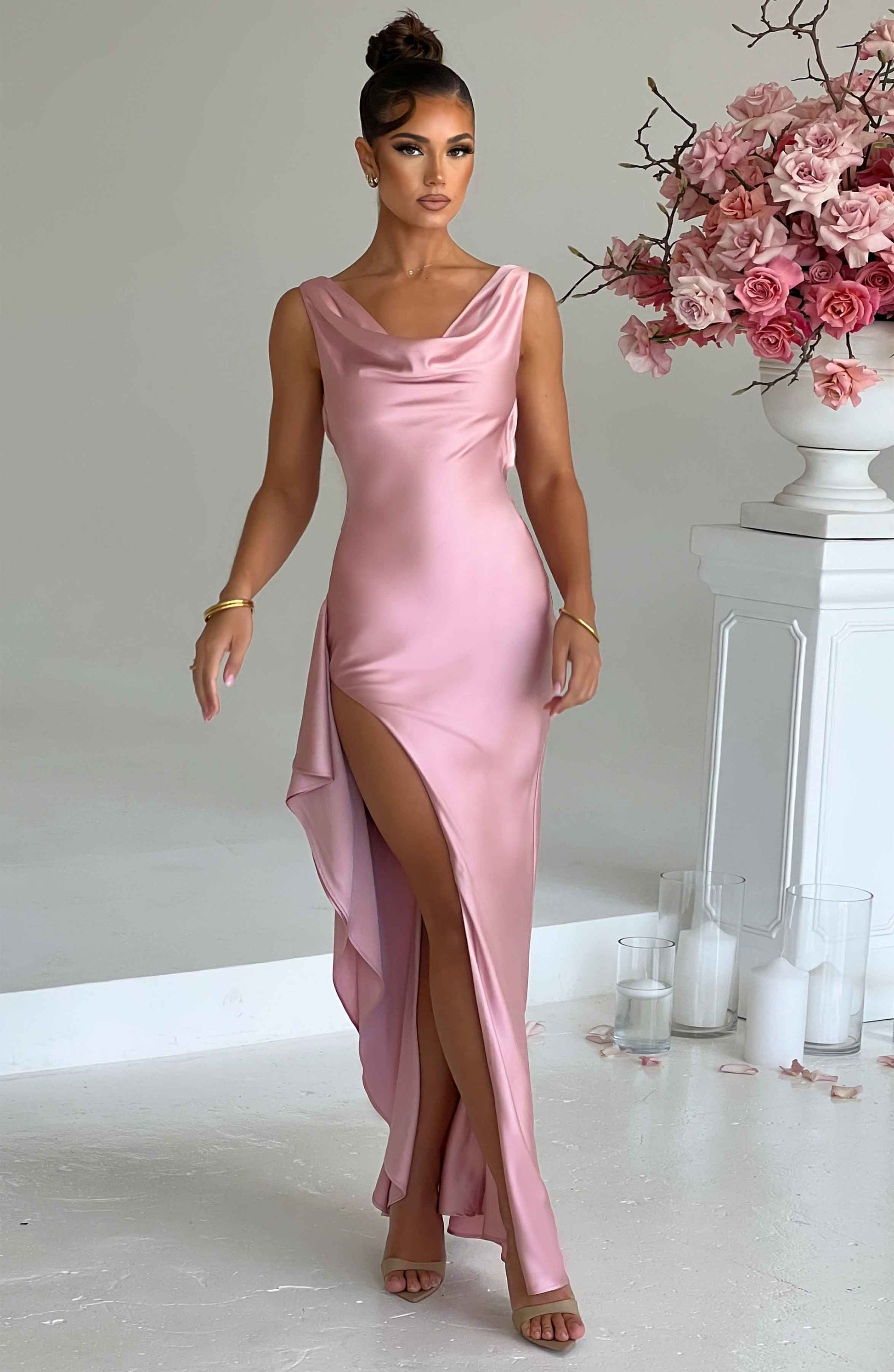  Marilyn Maxi Dress - Blush - Dress - DYAVOR® 