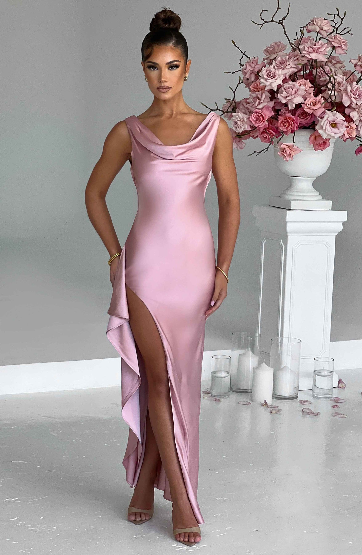  Marilyn Maxi Dress - Blush - Dress - DYAVOR® 