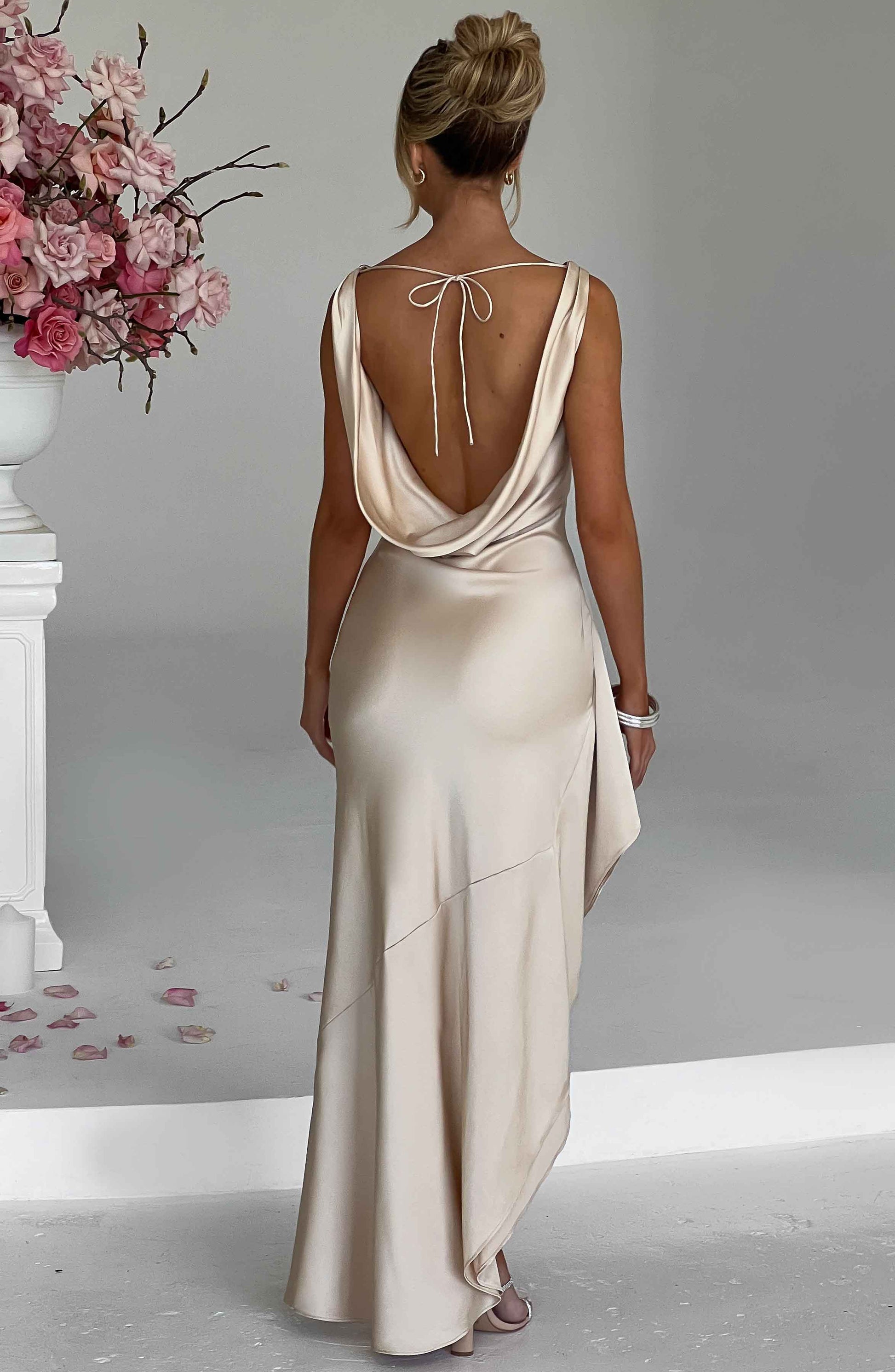  Marilyn Maxi Dress - Champagne - Dress - DYAVOR® 