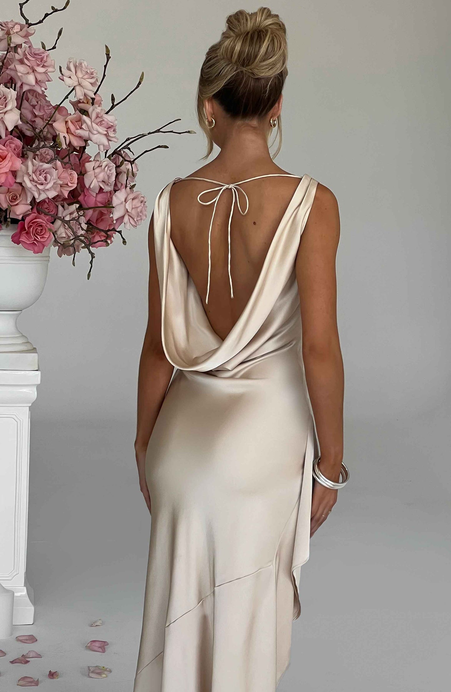  Marilyn Maxi Dress - Champagne - Dress - DYAVOR® 